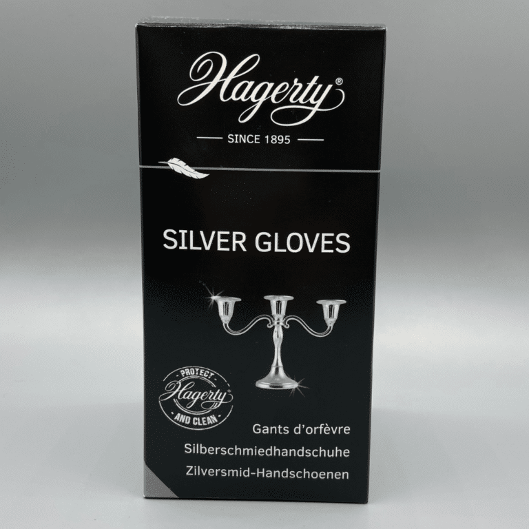 silver gloves face