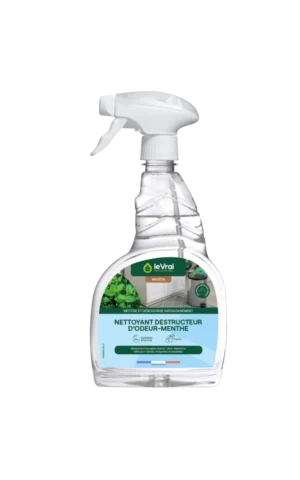 Le Vrai Nettoyant Destructeur D'odeur Menthe Pistolet 750ml